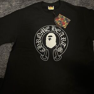 Chrome Hearts/Bape Black Tee
